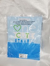 4 Spritz Medium 'One Cute Little Man' Baby Shower Gift Bags W/Tags 12.75x10" image 3