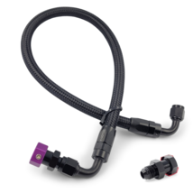 Braided Fuel Line Compatible with Acura Rsx K20 Engine - K-MOTOR - $72.85