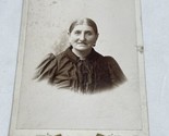 Antique Cabinet Card Photograph Older Woman JB Wilson Chicago KG JD - $9.89