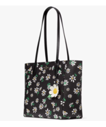 Kate Spade Dana Daisies Tote Black Saffiano KG582 Bag Charm NWT Purse $3... - £100.38 GBP