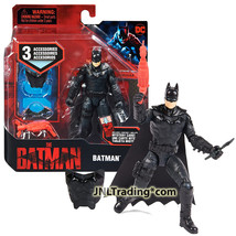 Year 2021 DC Comics Movie 4&quot; Figure BATMAN with 3 Accessories and Myster... - £19.98 GBP