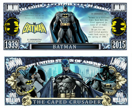 Batman Comic Pack of 25 Collectible Funny Money 1 Million Dollar Bills Novelty - £10.98 GBP