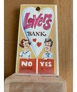 Vintage 1974 LOVERS COIN BANK Catcher Bank Tube - $19.00
