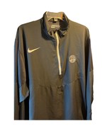 Nike Golf Shirt Mens XXL Black 1/4 Zip Long Sleeve Pullover Glacier Park... - $40.62 CAD