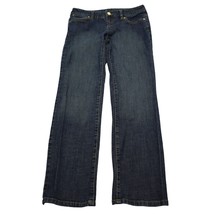 Michael Kors Pants Womens 6 Blue Straight Low Rise Pocket Dark Wash Denim Jeans - £22.56 GBP