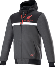 ALPINESTARS Honda Chrome Street Hoodie - Black/Gray/Red - 4XL 4201323-1908-4X - £220.05 GBP