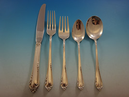 Dancing Flowers by Reed &amp; Barton Sterling Silver Flatware Set 12 Service... - £2,919.34 GBP