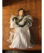 Christmas Angel Tree Topper-VERY RARE VINTAGE-SHIPS SAME BUSINESS DAY - £38.79 GBP