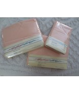 NOS 4-Pc. SIGNATURE Polyester/Cotton COLOR FORUM PEACH BLUSH Twin SHEET SET - £18.77 GBP