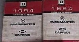 1994 Buick Roadmaster Chevy Caprice Service Réparation Shop Manuel 2 Volume OEM - £69.67 GBP