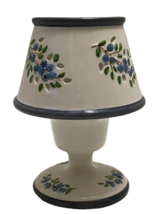 Vintage Fairy Lamp Tea Light Candle Holder Blueberries Blueberry Pattern Ceramic - £25.38 GBP