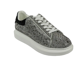 Men's Dressy Sneaker Shoes STEVE MADDEN Micro Suede Stones Icebox Silver image 6