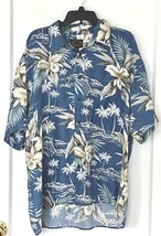 Hawaiian Style Shirt - Silk - Sz XL - £18.47 GBP