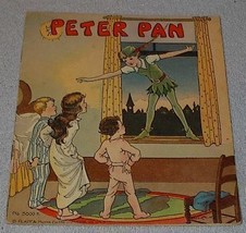 Childrens Illustrated Book Peter Pan 1934 Platt Munk Eulalie - $8.00