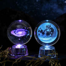 Transparent Luminous Crystal Ball Tabletop Ornament - £475.44 GBP+