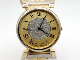 Dejuno Quartz Watch New Battery Two-Tone Roman Numerals 40mm - $22.00