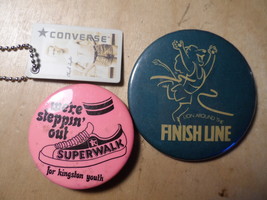 Running Vintage Collection Buttons Finish LIne Converse Superwalk For Kingston Y - £10.18 GBP