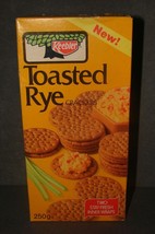 Keebler Toasted Rye Crackers NEW &amp; UNOPENED Full Box VINTAGE 1977 - £12.17 GBP