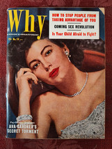 WHY Popular Psychology Magazine February 1953 Ava Gardner Clifford R Adams - £11.36 GBP