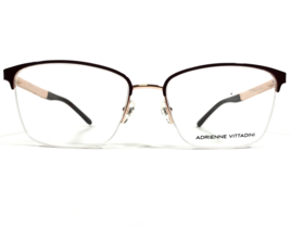 Adrienne Vittadini Eyeglasses Frames AV1234 Burgundy Sparkle Square 54-17-140 - £36.99 GBP