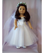 American Girl Clothes-Handmade First Communion Dress for American Girl Doll - $40.00