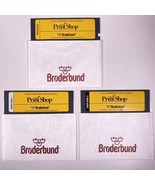 The New Print Shop Disk 1 + 2 + Program Broderbund For IBM Tandy 5.25 - $33.93 CAD
