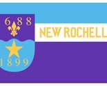 New Rochelle New York Flag Sticker Decal F758 - $1.95+