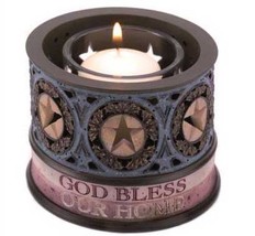 Inspirational Heartstone Votive Candle Holder with Stars - £8.66 GBP