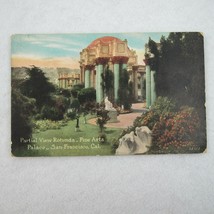 1915 San Francisco Worlds Fair Panama Pacific Expo Postcard Fine Arts Palace - $12.99