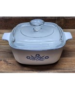 Vintage Corning Ware Blue Cornflower P-1½-B 1.5 Quart Baking Dish With L... - $24.66 CAD