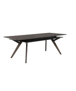 Zaldy Rectangular Extension Dining Table, Dark Tobacco - $797.00