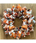 University of Texas Longhorns Fabric Wreath Door and Wall Decor for Coll... - $61.65