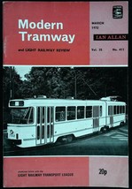 Modern Tramway and Light Railway Review Magazine March 1972 mbox3657/i Vol.35 - £3.84 GBP
