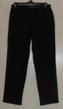 NEW WOMENS Gloria Vanderbilt  &quot;Amanda&quot; Slimming Effect BLACK JEANS SIZE ... - $28.01