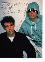 Pet Shop Boys teen magazine pinup clipping Vintage 1980&#39;s Bravo Sunglasses - £2.75 GBP