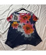 Time and Tru Women&#39;s Sublimation T-Shirt with Short Dolman Sleeves XXL (20) - $7.95