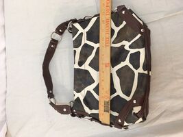 Adult Women's Unbranded Faux Cow Leather Shoulder Strap Purse Brown 32182 - $11.94