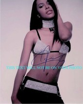 AALIYAH AUTOGRAPHED 8x10 RP PHOTO BEAUTIFUL SINGER - £15.92 GBP