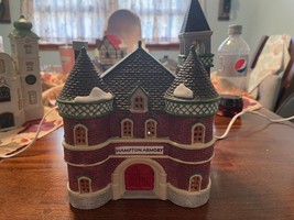 1995 Lemax Dickensvale Collectibles Christmas Village Lighted Hampton Armory - $45.00