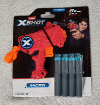Zuru X-Shot Micro Gun Dart Blasters Toy includes 8 foam bullets Brand NEW - $8.91