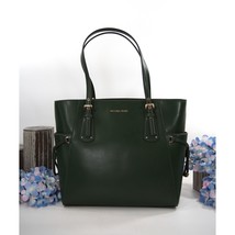 Michael Kors Moss Green Leather Voyager Medium Tote Bag NWT - £153.92 GBP