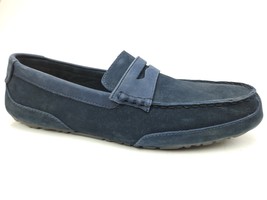 UGG Men’s Sz 14 Tucker Suede Leather Driving Shoes  Slip on loafers blue - £46.87 GBP
