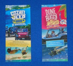 Brand New Remarkable Cozumel By Jeep And Snorkel Flyer + Bonus Dune Buggy Flyer - £2.39 GBP
