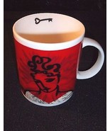 STARBUCKS Mug RARE Romeo and Juliet KEY TO MY HEART Valentine&#39;s Day 14 o... - £21.46 GBP