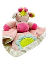 Douglas Baby Lil&#39; Snugglers Giraffe Lovey Cuddle Toy Pink Security Blanket - £16.89 GBP