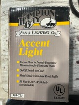 Hampton Bay Lighting 305-723 Decorative Accent Light  Floor Light Fixture - $10.77