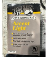 Hampton Bay Lighting 305-723 Decorative Accent Light  Floor Light Fixture - $10.77
