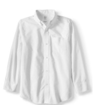 Wonder Nation Boys Stretch Woven L/S Sleeve Collar Dress Shirt Pocket XS 4-5 - £16.02 GBP
