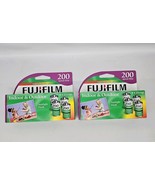 FUJIFILM 2x - 4 Pk 200 Speed 35mm Indoor Outdoor Film 24 Exposures Exp. ... - $39.55