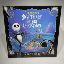 Tim Burton&#39;s Nightmare Before Christmas Super Pop-Up Book 1993 Disney - £37.30 GBP